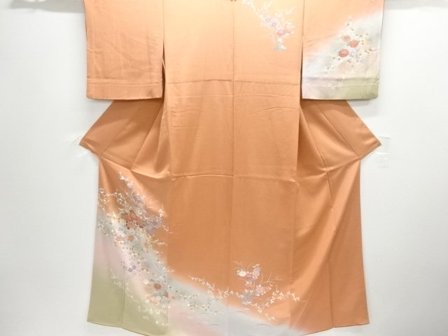 JAPANESE KIMONO / HOMONGI / FLOWER BASKET 